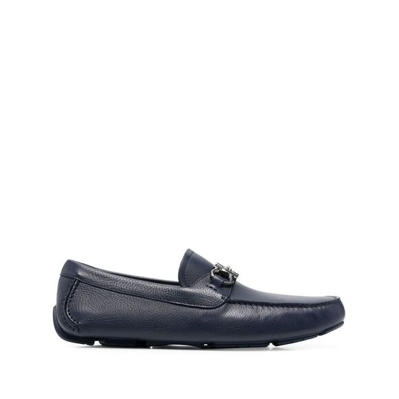 Ferragamo Men's Gancini-Buckle Loafers